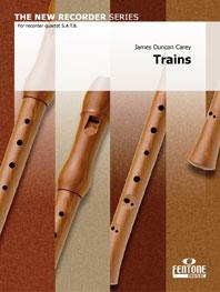 Trains - For Recorder Quartet - kvartet zobcových fléten
